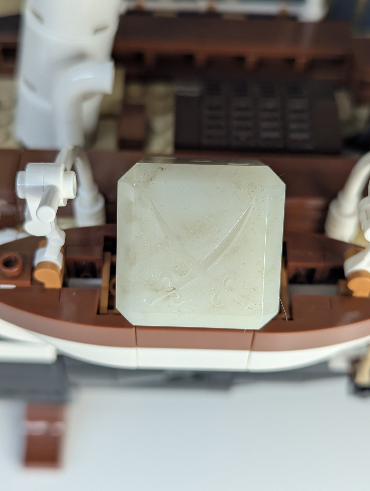 Marbled RAW Chonk d6