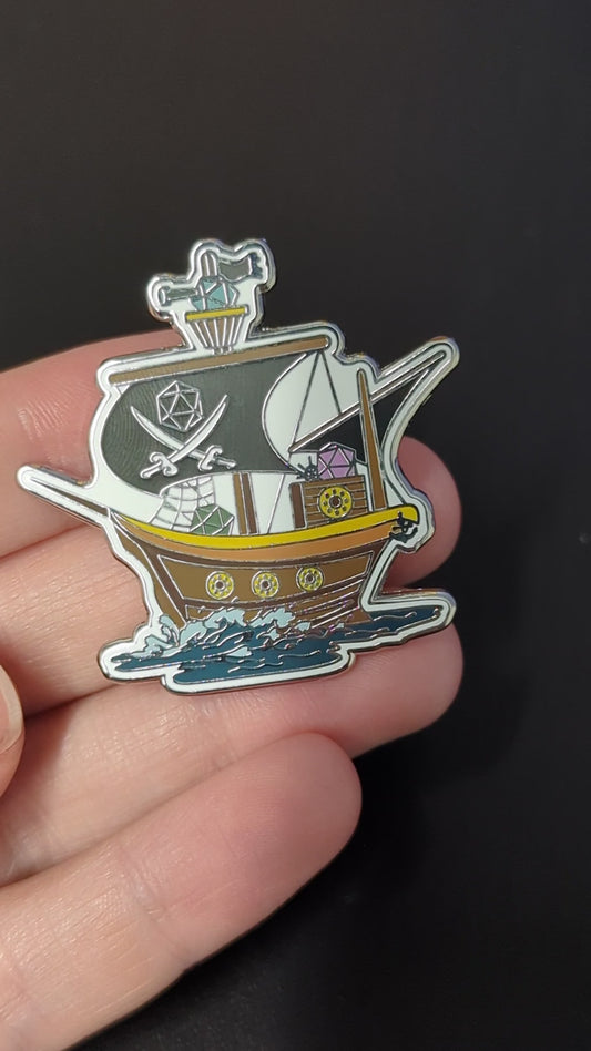 Anchors Away Enamel Pin
