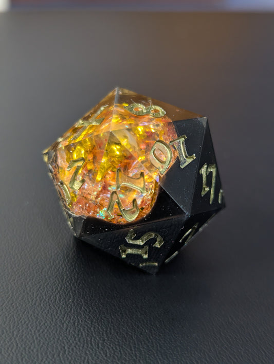 Gold Rush Geode Chonk d20