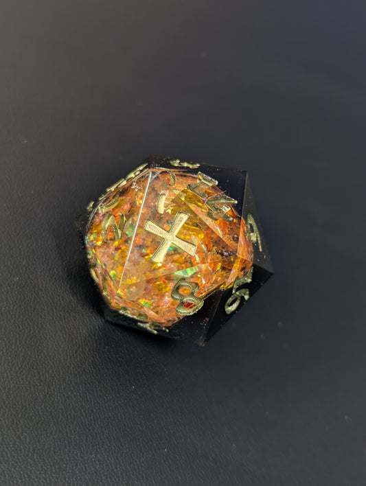 Gold Rush Geode Chonk d20
